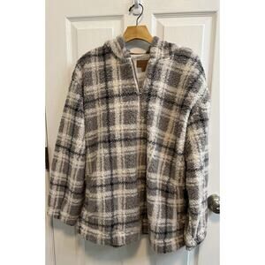 Koolaburra By Ugg XL 1/4 Zip Pullover Fleece Jacket Drop Shoulder Long Sleeve